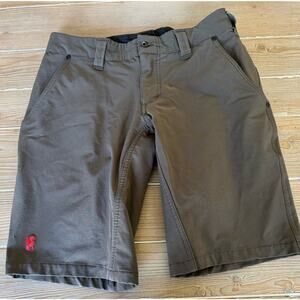 Chrome Industries Shorts Mens Size 32 Olive Nylon Stretch Cycling Commuter